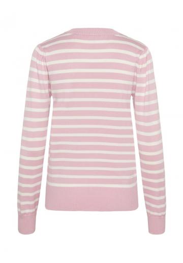 Пуловер в полоску