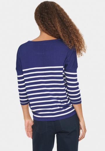 Пуловер с рукавом три четверти