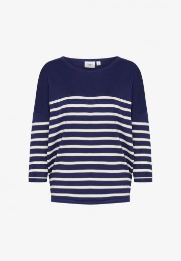 Пуловер с рукавом три четверти