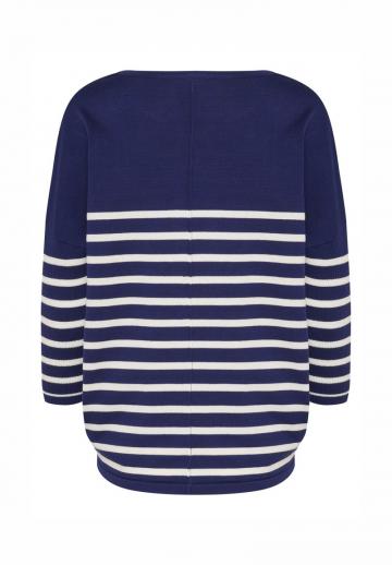 Пуловер с рукавом три четверти