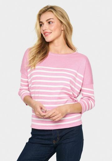 Пуловер с рукавом три четверти