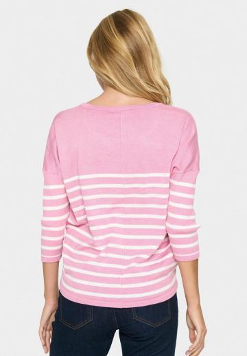 Пуловер с рукавом три четверти