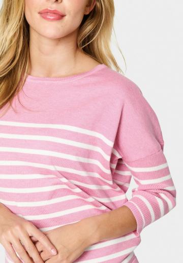 Пуловер с рукавом три четверти