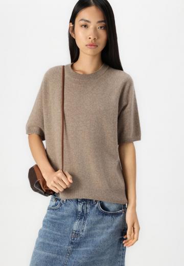 Пуловер с коротким рукавом