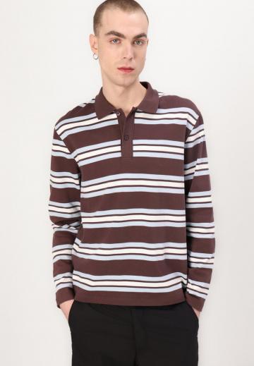 Поло с длинным рукавом