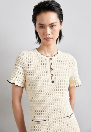 Вязаное платье