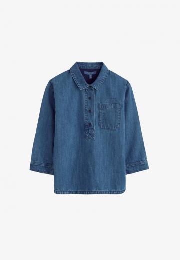 Джинсовая блузка