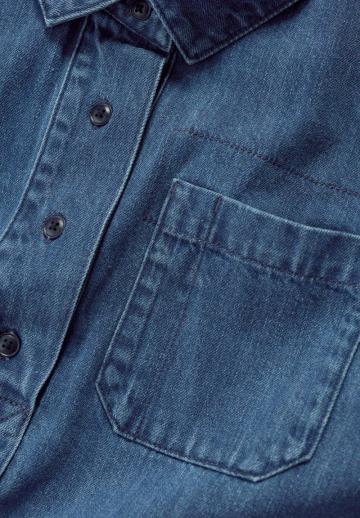 Джинсовая блузка