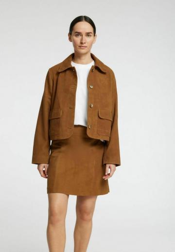 Кожаная юбка