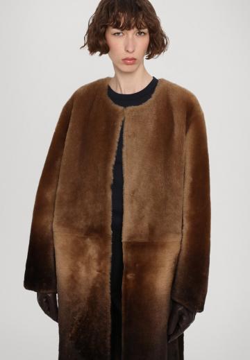 Кожаное пальто