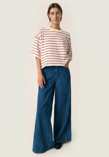 Пуловер с рукавом три четверти