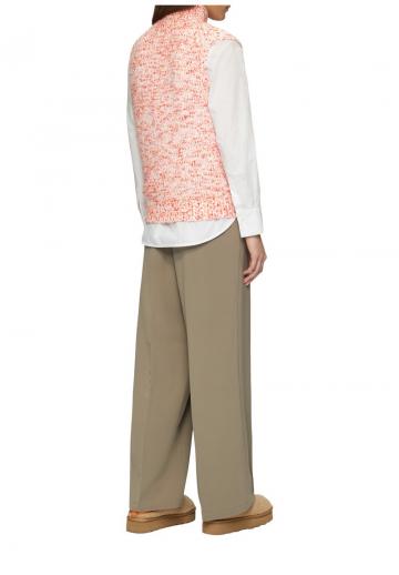 Пуловер без рукавов