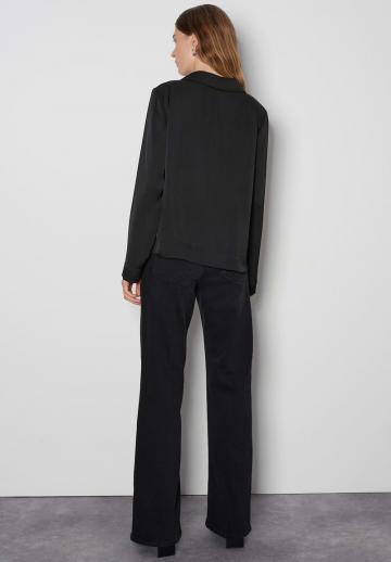 Атласная блузка