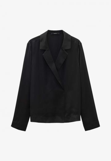 Атласная блузка