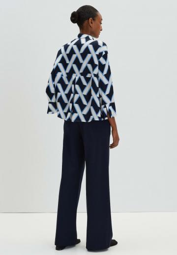 Атласная блузка