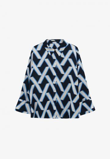 Атласная блузка