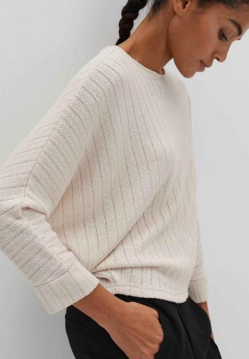 Пуловер с рукавом три четверти