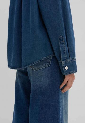 Джинсовая блузка
