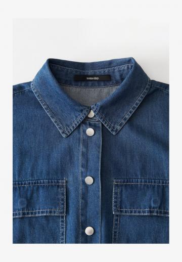 Джинсовая блузка