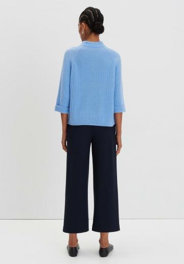 Пуловер с рукавом три четверти