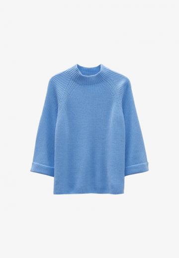 Пуловер с рукавом три четверти