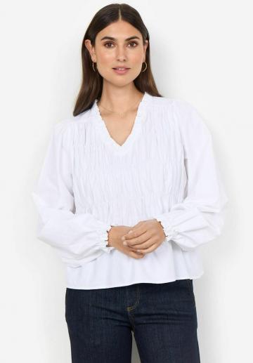 Атласная блузка