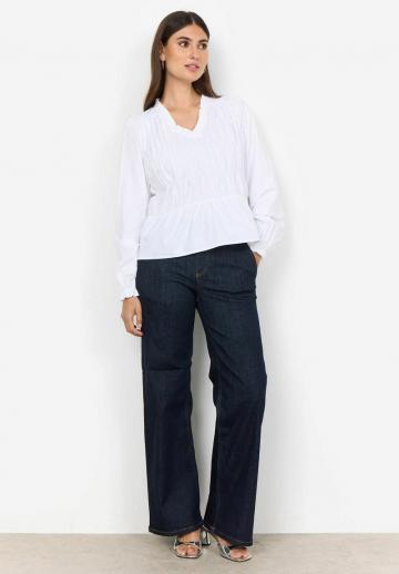 Атласная блузка