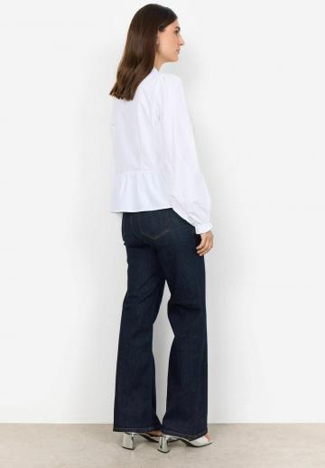 Атласная блузка