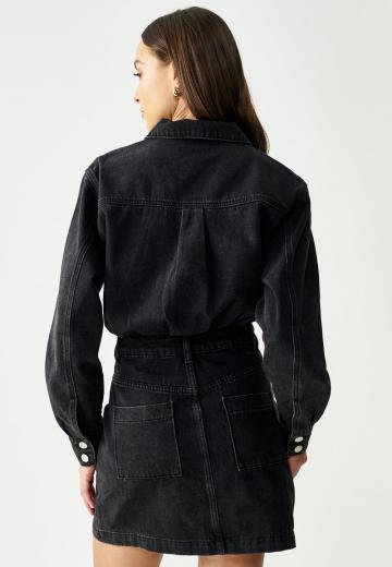 Джинсовое платье