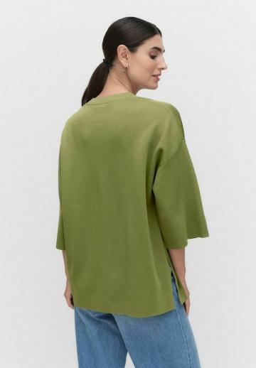 Пуловер с коротким рукавом