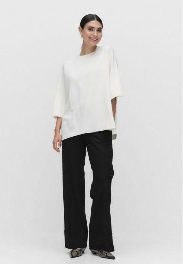 Пуловер с коротким рукавом