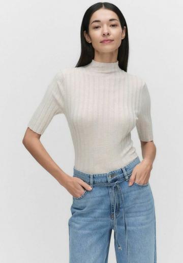 Пуловер с коротким рукавом