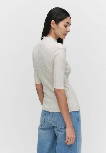 Пуловер с коротким рукавом