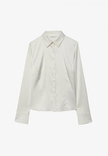 Атласная блузка