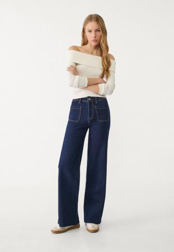 Прямые джинсы