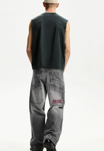 Прямые джинсы