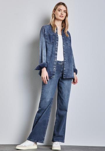 Джинсовая блузка