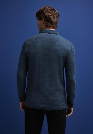 Поло с длинным рукавом