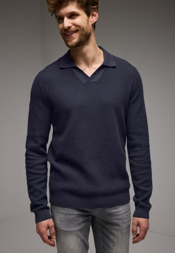 Поло с длинным рукавом