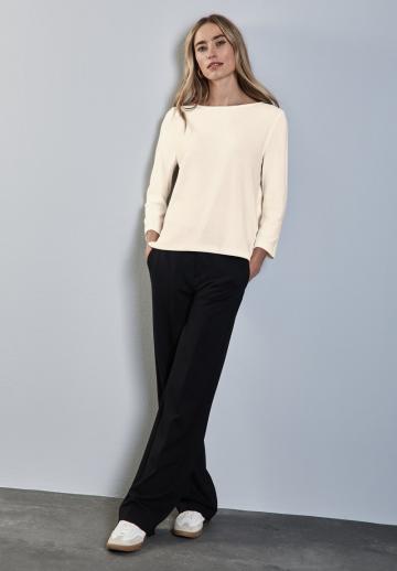 Пуловер с рукавом три четверти