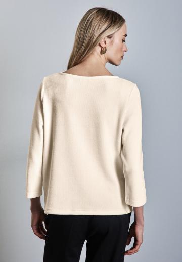 Пуловер с рукавом три четверти