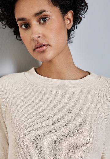 Пуловер с рукавом три четверти