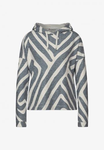 Пуловер с капюшоном