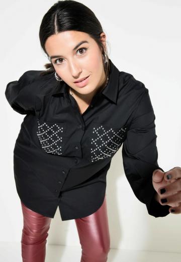 Длинная блузка