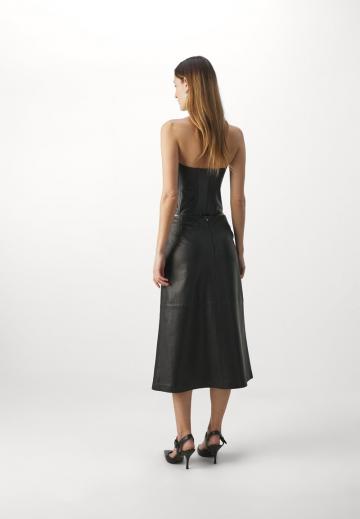 Кожаная юбка