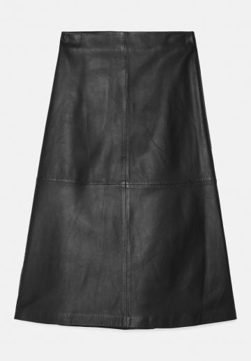 Кожаная юбка
