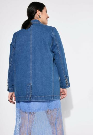 Длинный блейзер