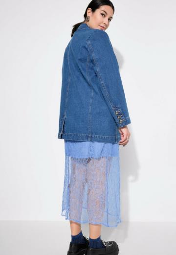 Длинный блейзер