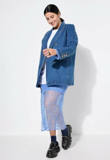 Длинный блейзер