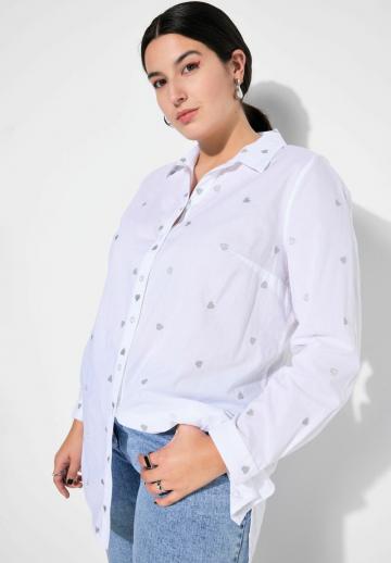 Длинная блузка